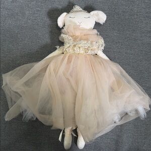 Pottery Barn Kids Monique Lhuillier Designer Doll Princess Ballerina 18" Lamb